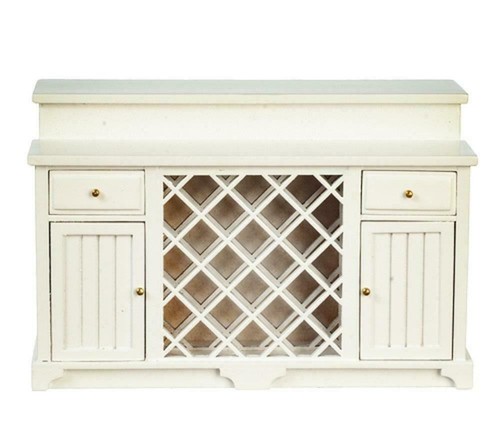 Dolls house white breakfast - house,
