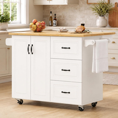 Kitchen island with drop - 43",