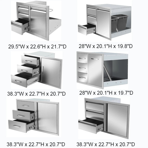 Outdoor kitchen drawer combo - outdoor,