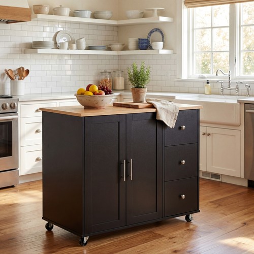 Rolling kitchen island - rolling,