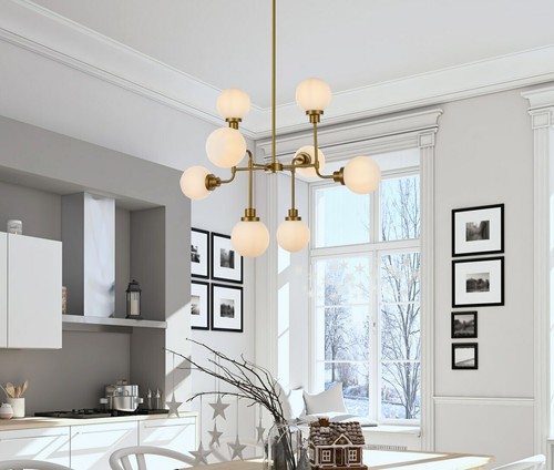 Chandelier frosted glass - frosted,
