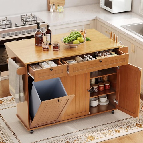Rolling kitchen island carts - kitchen,