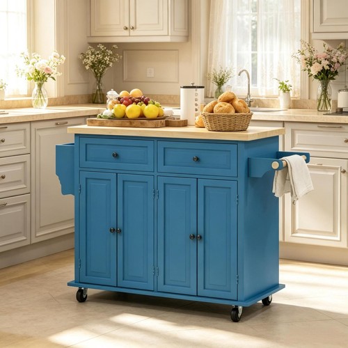 Kitchen island cart with - island,