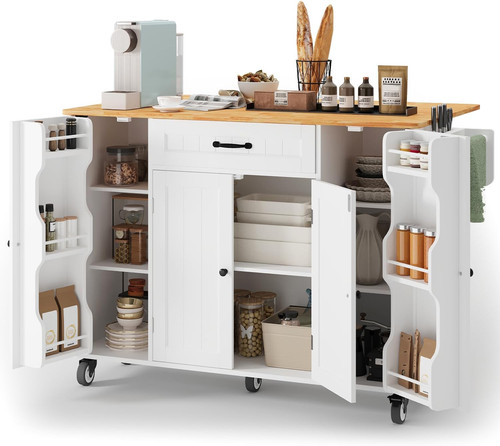 Kitchen island with - 47.6",