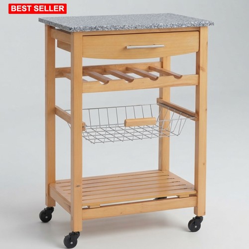 Kitchen island granite - kitchen, natural