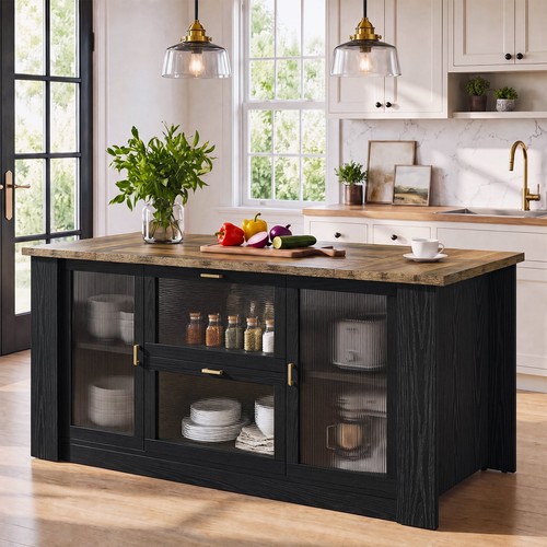 Kitchen island with - 70.9",