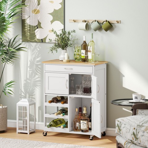 Rolling kitchen island trolley - kitchen,