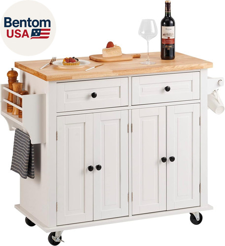 Kitchen island cart with - kitchen,