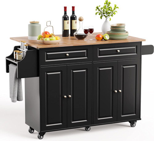 Kitchen island with - island, storage