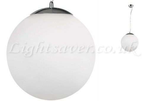 Single globe pendant - single, light