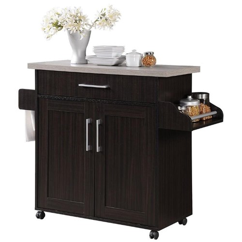 Hodedah kitchen island with - island,