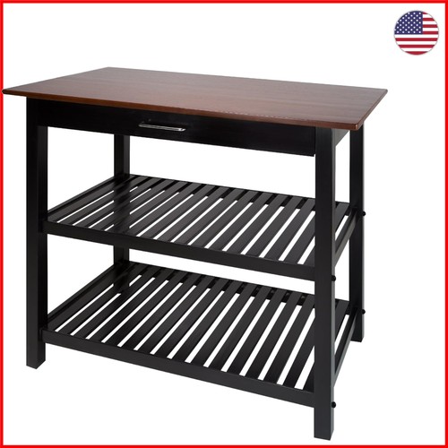Elegant walnut black kitchen - walnut,