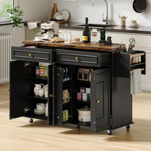 Rolling kitchen islands - rolling,