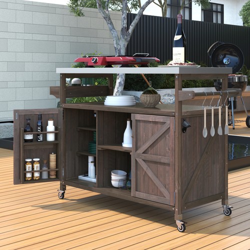 Outdoor kitchen island - outdoor,