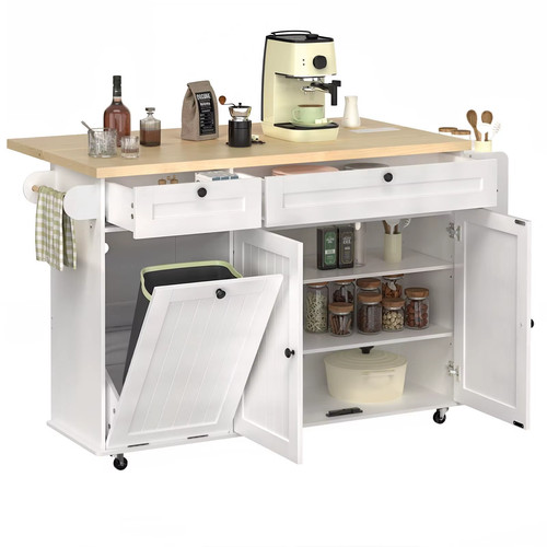 Mobile kitchen island - kitchen,