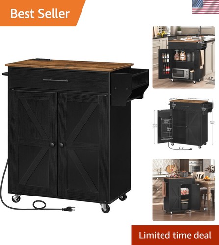 Kitchen island with power - kitchen,