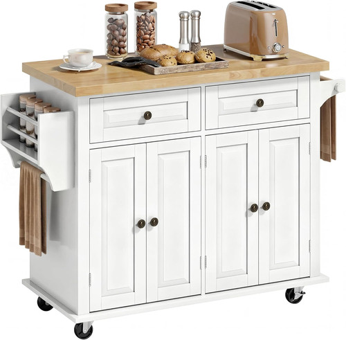 Homcom kitchen island cart - homcom,
