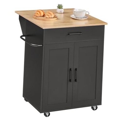 Kitchen island wheels - island, with