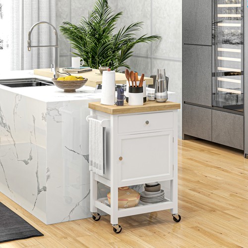 Utility rolling kitchen island - rolling,