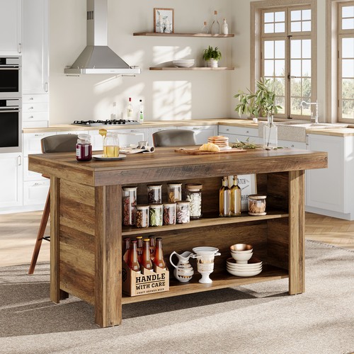 Inch kitchen island - 55-inch, with